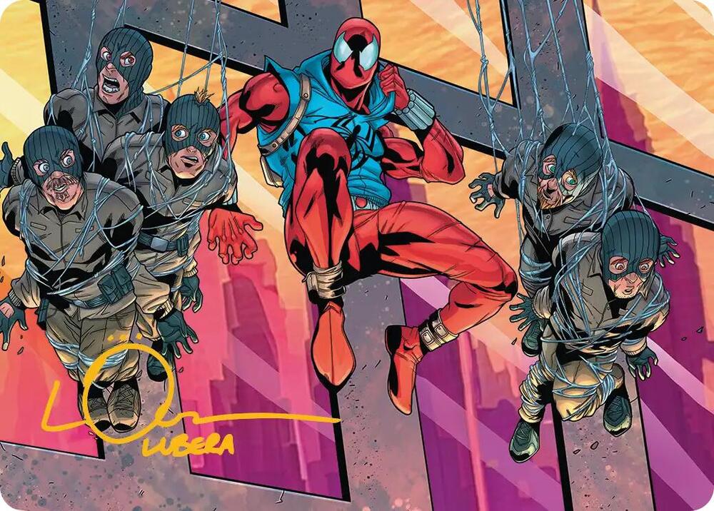 Scarlet Spider, Ben Reilly Art Card (Gold-Stamped Signature), Art Series: Marvel's Spider-Man 38