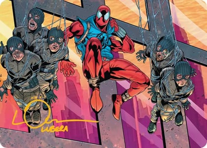 Scarlet Spider, Ben Reilly Art Card (Gold-Stamped Signature), Art Series: Marvel's Spider-Man 38