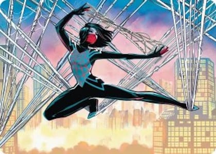 Silk, Web Weaver Art Card (39/54), Art Series: Marvel's Spider-Man 39