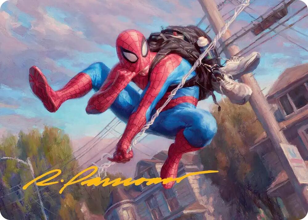 Spider-Man, Web-Slinger Art Card (Gold-Stamped Signature), Art Series: Marvel's Spider-Man 4