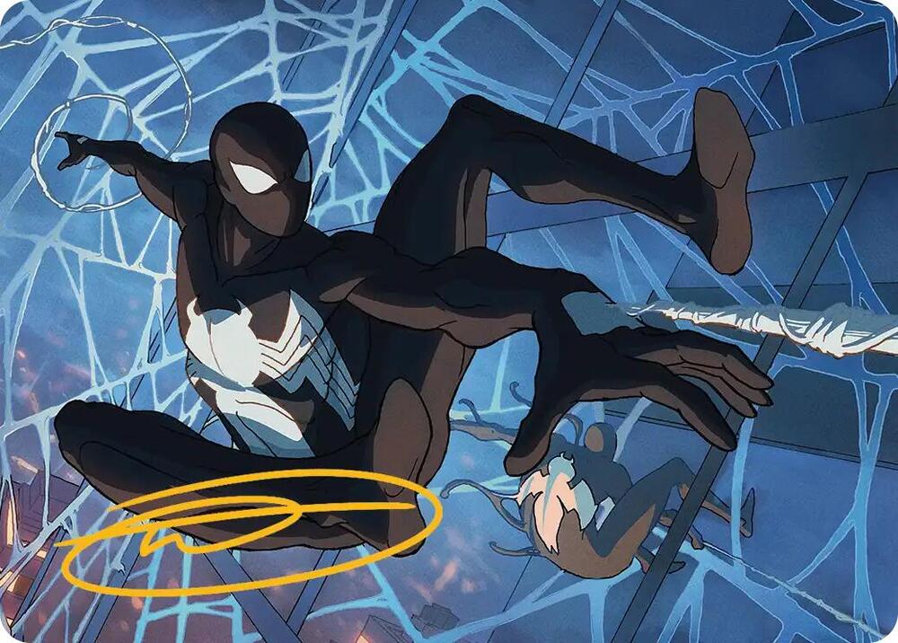Symbiote Spider-Man Art Card (Gold-Stamped Signature), Art Series: Marvel's Spider-Man 40
