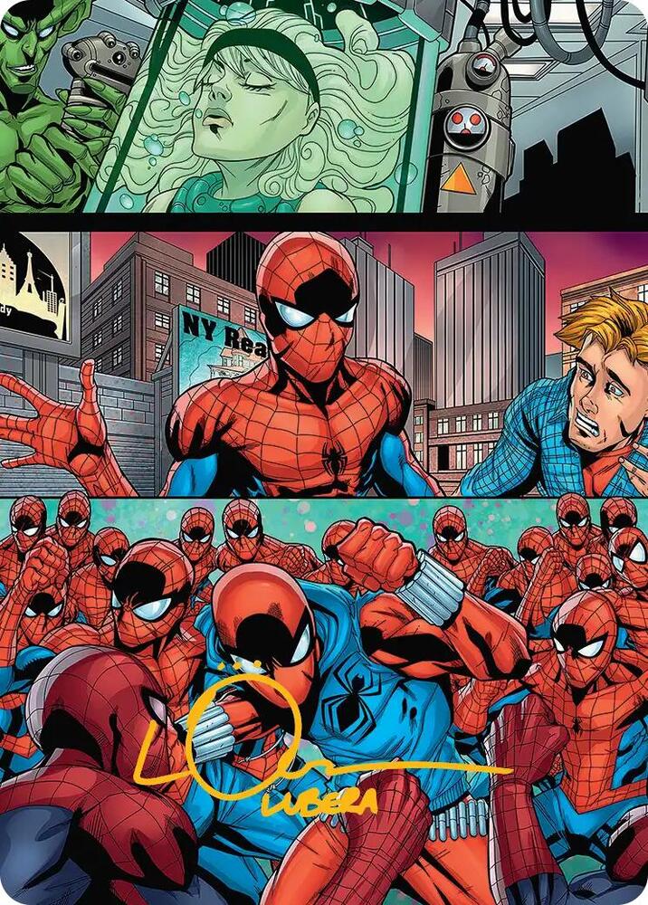 The Clone Saga Art Card (Gold-Stamped Signature), Art Series: Marvel's Spider-Man 42
