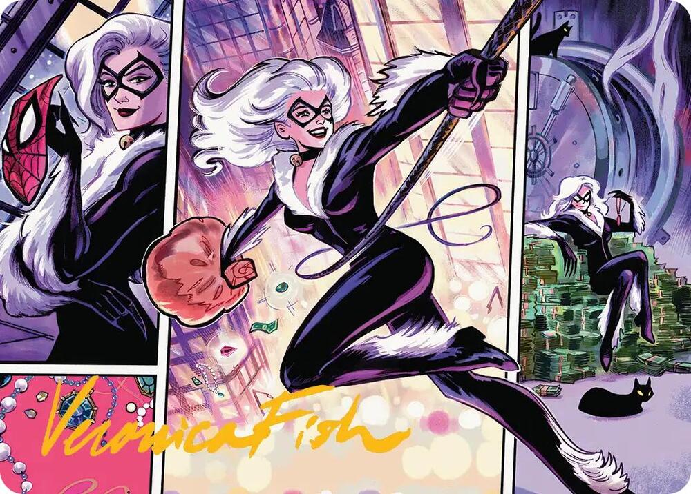 Black Cat, Cunning Thief Art Card (Gold-Stamped Signature), Art Series: Marvel's Spider-Man 44
