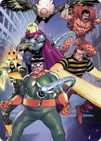 Behold the Sinister Six! Art Card (45/54), Art Series: Marvel's Spider-Man 45
