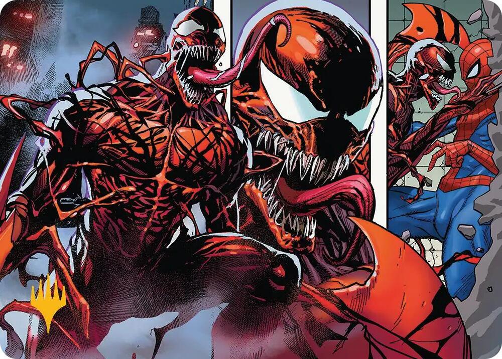 Carnage, Crimson Chaos Art Card (Gold-Stamped Planeswalker Symbol), Art Series: Marvel's Spider-Man 47