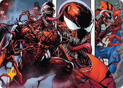 Carnage, Crimson Chaos Art Card (Gold-Stamped Planeswalker Symbol), Art Series: Marvel's Spider-Man 47