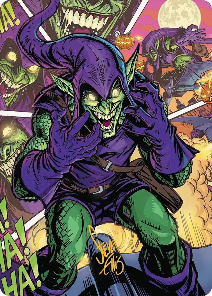 Green Goblin Art Card (49/54) (Gold-Stamped Signature), Art Series: Marvel's Spider-Man 49