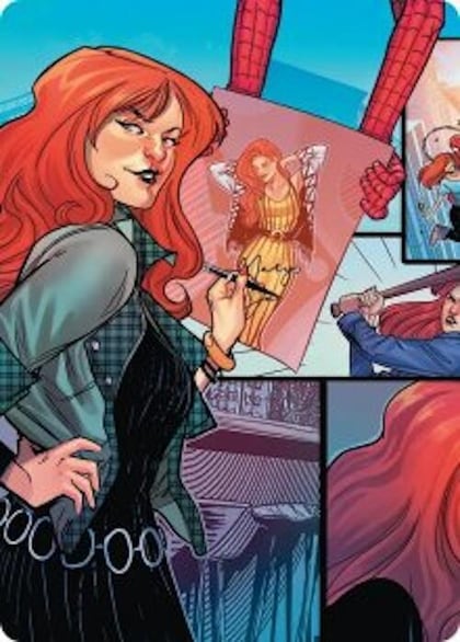 Mary Jane Watson Art Card, Art Series: Marvel's Spider-Man 50