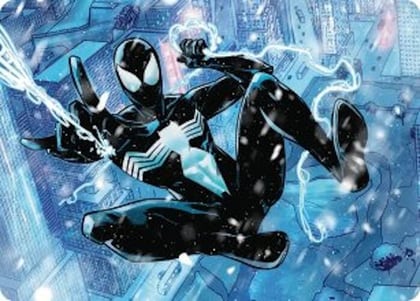 Spectacular Spider-Man (Black) Art Card, Art Series: Marvel's Spider-Man 52