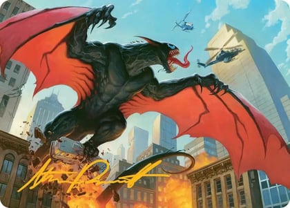 Grendel, Spawn of Knull Art Card (Gold-Stamped Signature), Art Series: Marvel's Spider-Man 54