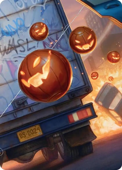 Pumpkin Bombs Art Card, Art Series: Marvel's Spider-Man P652502
