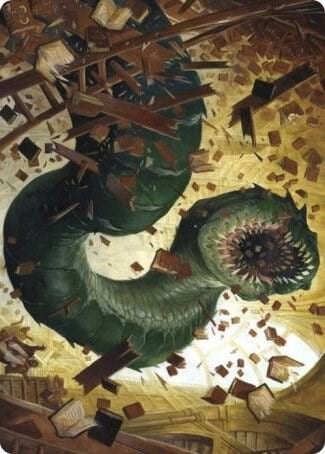 Bookwurm Art Card, Art Series: Strixhaven 14