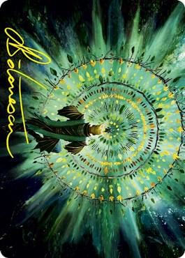 Verdant Mastery Art Card (Gold-Stamped Signature), Art Series: Strixhaven 19