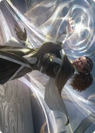 Clever Lumimancer Art Card, Art Series: Strixhaven 2
