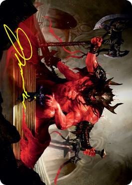 Awaken the Blood Avatar Art Card (Gold-Stamped Signature), Art Series: Strixhaven 20