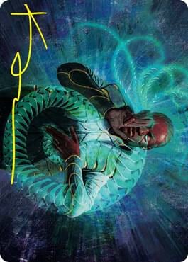 Biomathematician Art Card (Gold-Stamped Signature), Art Series: Strixhaven 21