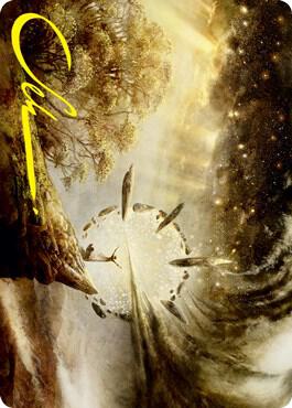 Harness Infinity Art Card (Gold-Stamped Signature), Art Series: Strixhaven 27