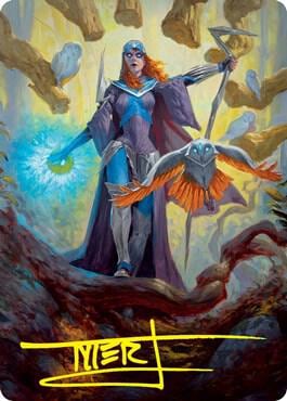 Kasmina, Enigma Sage Art Card (Gold-Stamped Signature), Art Series: Strixhaven 29