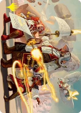 Lorehold Command Art Card (Gold-Stamped Signature), Art Series: Strixhaven 31