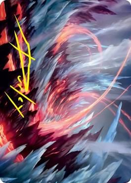 Frostboil Snarl Art Card (Gold-Stamped Signature), Art Series: Strixhaven 47