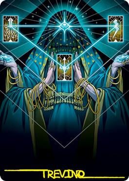 Strategic Planning Art Card (Gold-Stamped Signature), Art Series: Strixhaven 68