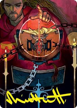 Sign in Blood Art Card (Gold-Stamped Signature), Art Series: Strixhaven 72