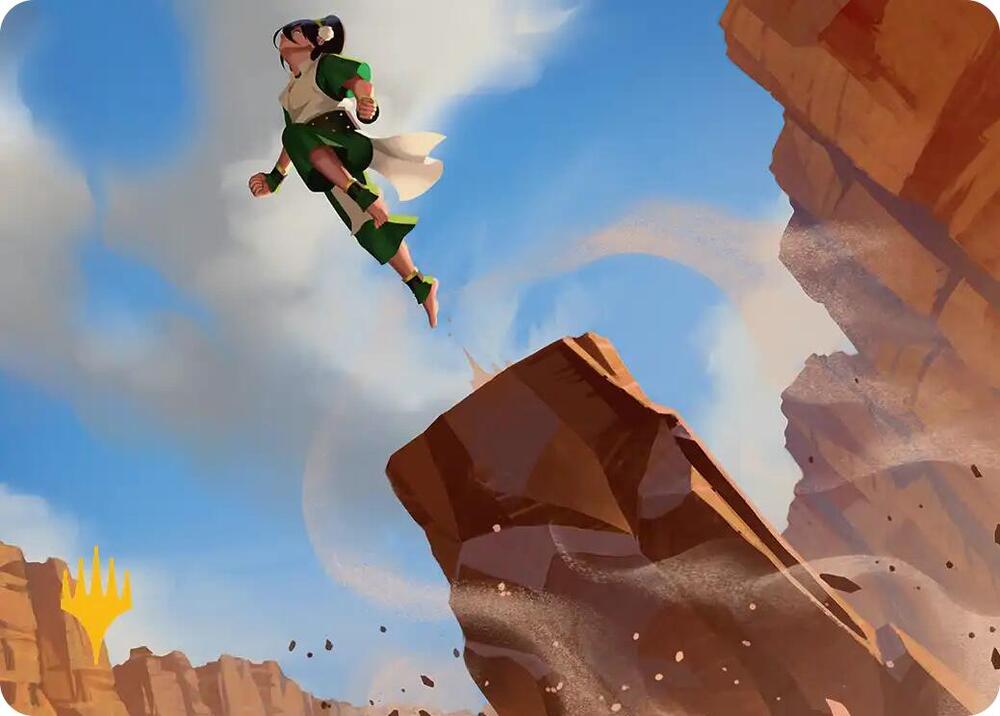 Pillar Launch Art Card (Gold-Stamped Planeswalker Symbol), Art Series: Avatar: The Last Airbender 16