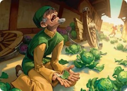 Unlucky Cabbage Merchant Art Card, Art Series: Avatar: The Last Airbender 19