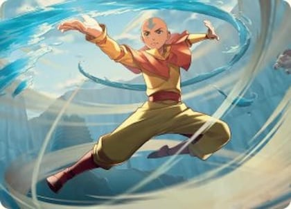 Aang, Swift Savior Art Card, Art Series: Avatar: The Last Airbender 20
