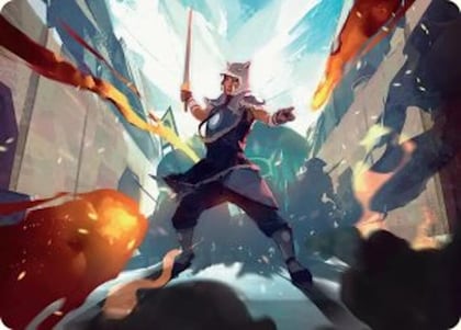 Sokka, Tenacious Tactician Art Card, Art Series: Avatar: The Last Airbender 23