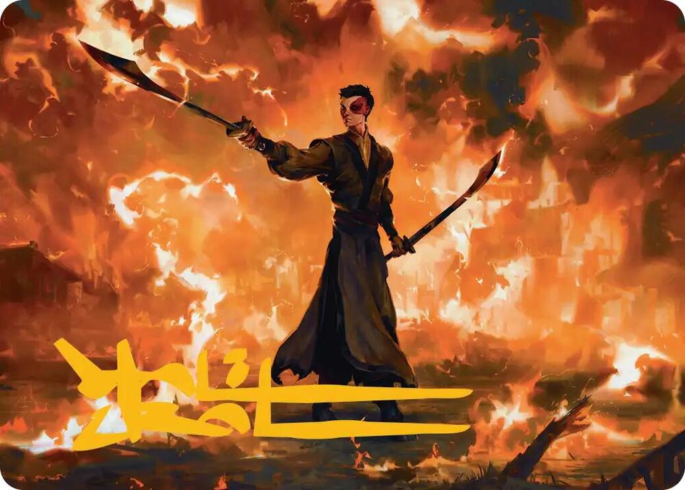 Zuko, Conflicted Art Card (Gold-Stamped Signature), Art Series: Avatar: The Last Airbender 24
