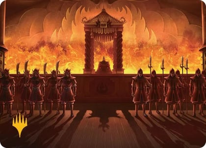 Fire Lord Ozai Art Card (Gold-Stamped Planeswalker Symbol), Art Series: Avatar: The Last Airbender 27