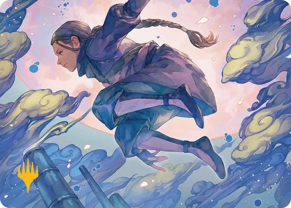 Katara, Seeking Revenge Art Card (Gold-Stamped Planeswalker Symbol), Art Series: Avatar: The Last Airbender 29
