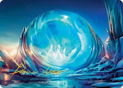 Aang's Iceberg Art Card (Gold-Stamped Signature), Art Series: Avatar: The Last Airbender 2