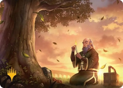 Bastion of Remembrance Art Card (Gold-Stamped Planeswalker Symbol), Art Series: Avatar: The Last Airbender 30