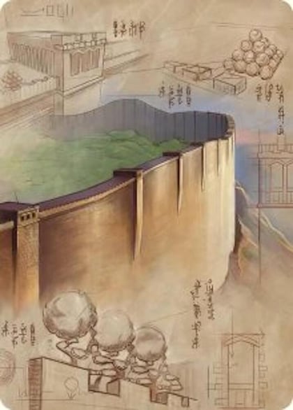 The Walls of Ba Sing Se Art Card, Art Series: Avatar: The Last Airbender 38