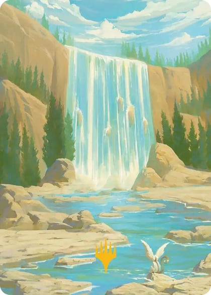 Island Art Card (Gold-Stamped Signature), Art Series: Avatar: The Last Airbender 51