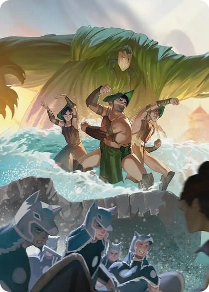 Swampbenders Art Card, Art Series: Avatar: The Last Airbender P662852