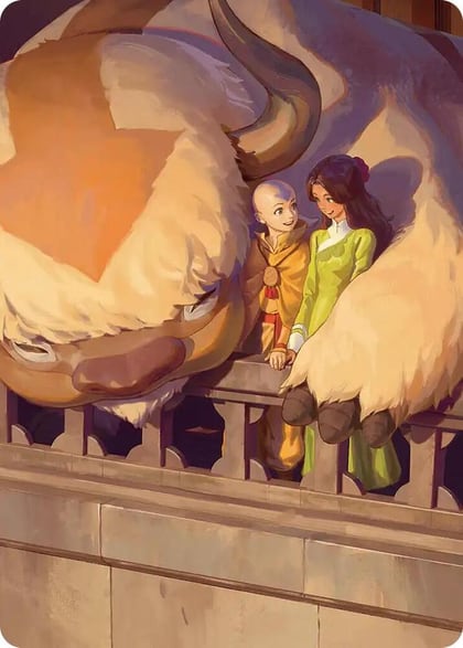 Aang and Katara Art Card, Art Series: Avatar: The Last Airbender P662857