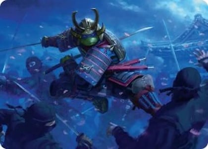 Leonardo, Sewer Samurai Art Card (1/54), Art Series: Teenage Mutant Ninja Turtles 1