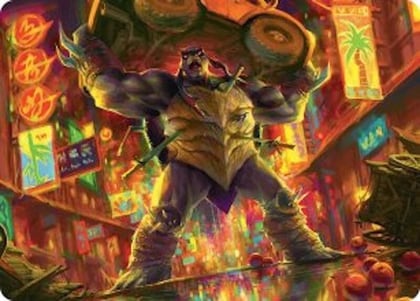 Slash, Reptile Rampager Art Card, Art Series: Teenage Mutant Ninja Turtles 10