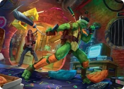 Michelangelo, Game Master Art Card, Art Series: Teenage Mutant Ninja Turtles 13