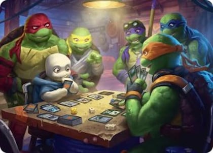 Lessons from Life Art Card, Art Series: Teenage Mutant Ninja Turtles 14