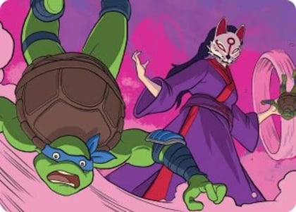 Kitsune's Technique Art Card, Art Series: Teenage Mutant Ninja Turtles 24