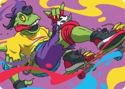 Mondo Gecko Art Card, Art Series: Teenage Mutant Ninja Turtles 26