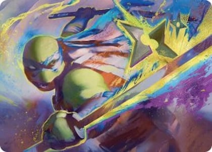 Leonardo's Technique Art Card, Art Series: Teenage Mutant Ninja Turtles 2