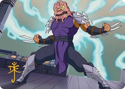 Krang & Shredder Art Card (Gold-Stamped Signature), Art Series: Teenage Mutant Ninja Turtles 31