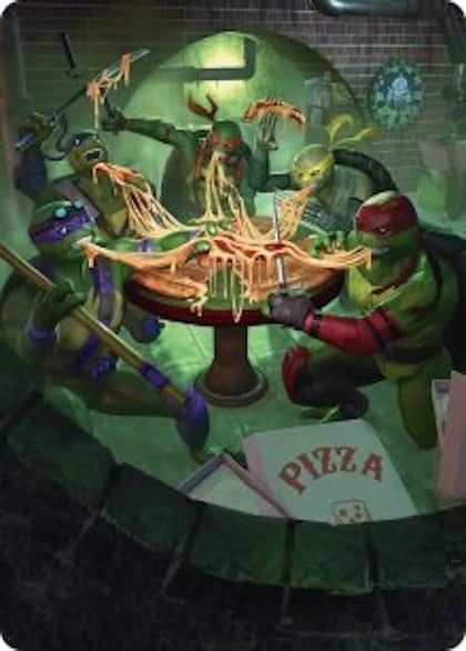 Food Chain Art Card, Art Series: Teenage Mutant Ninja Turtles 33