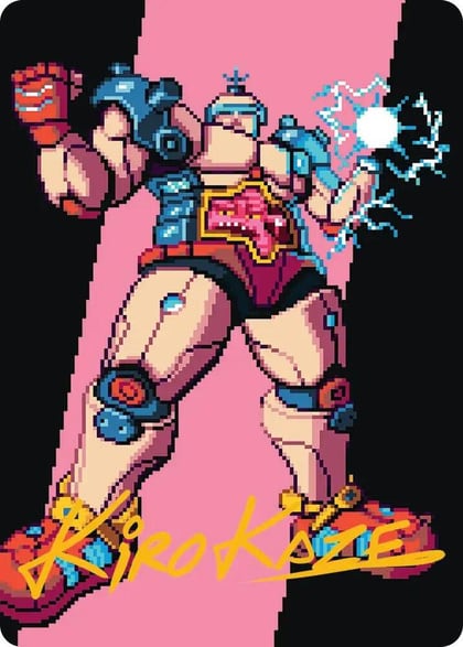 Krang, the All-Powerful Art Card (Gold-Stamped Signature), Art Series: Teenage Mutant Ninja Turtles 34