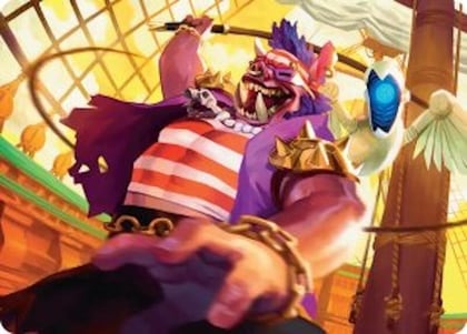 Bebop, Skull & Crossbones Art Card, Art Series: Teenage Mutant Ninja Turtles 42